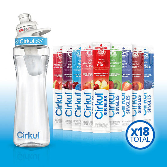 22oz. Plastic Bottle & GoSip® Black Cherry A5
